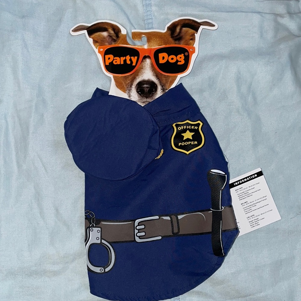 Party Dog “Police Officer” Pet Costume